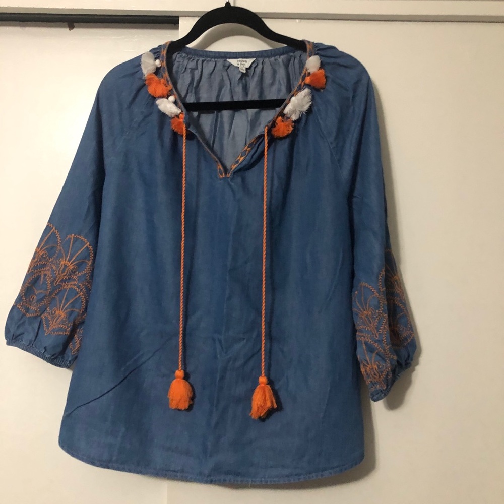 Denim Blouse